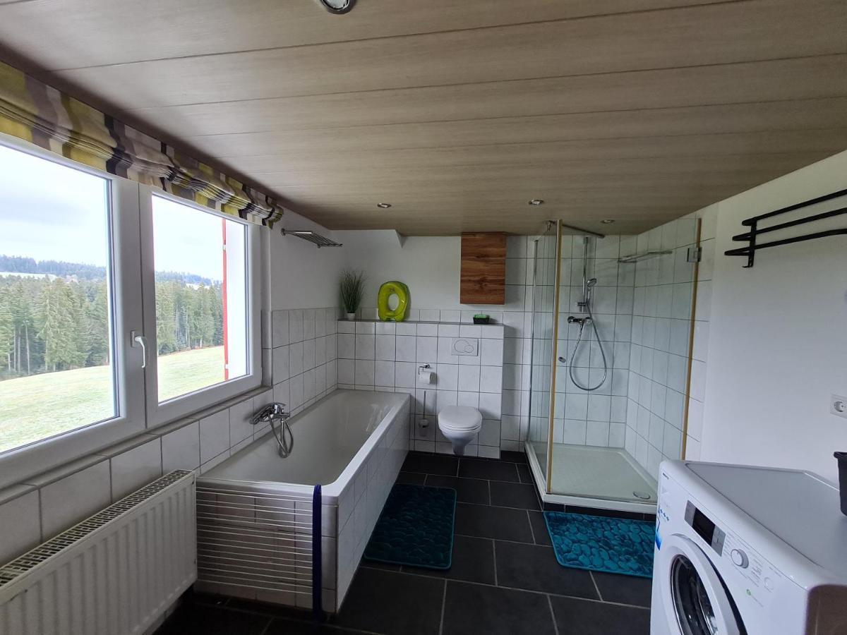 Ferienwohnung Waldfrieden 샤이데크 외부 사진